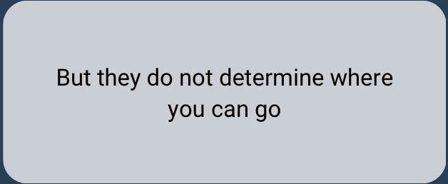 A quote emphasizing that thoughts, while influential, do not dictate one's future.