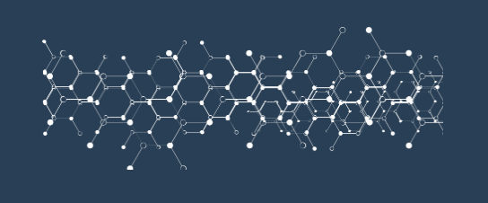 A network of interconnected hexagons, symbolizing the scientific foundation of the wellness approach.